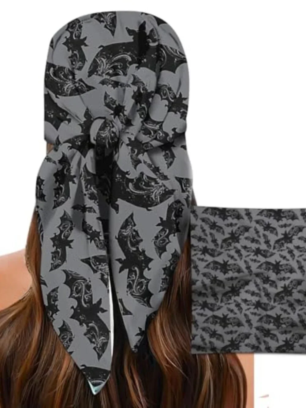 Satin Feel Square Scarf for Women 27.5